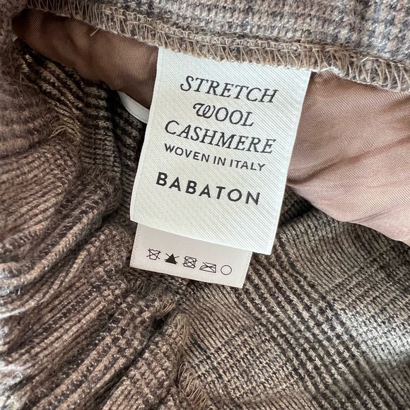 BABATON plaid ankle pants - Picture 5 of 6